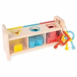Janod Essentials Shapes Box With Keys