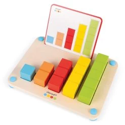 Janod Essentials Learn To Count Blocks & Cards *