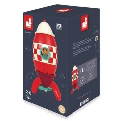 Janod Large Magnetic Rocket -Toy Specialty Store J05214 zoom2