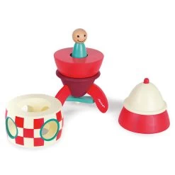 Janod Large Magnetic Rocket -Toy Specialty Store J05214 3