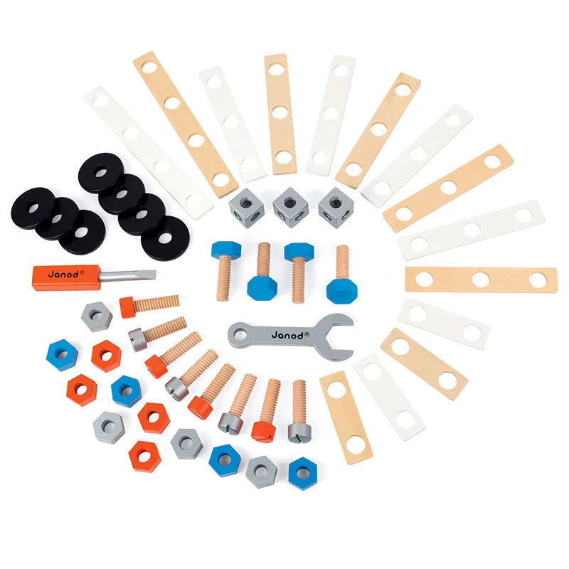 Janod Brico Kids DIY Barrel 50pc 5 Janod Brico Kids DIY Barrel 50pc - Image 3