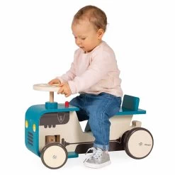 Janod Tractor Ride On -Toy Specialty Store J08053 zoom2