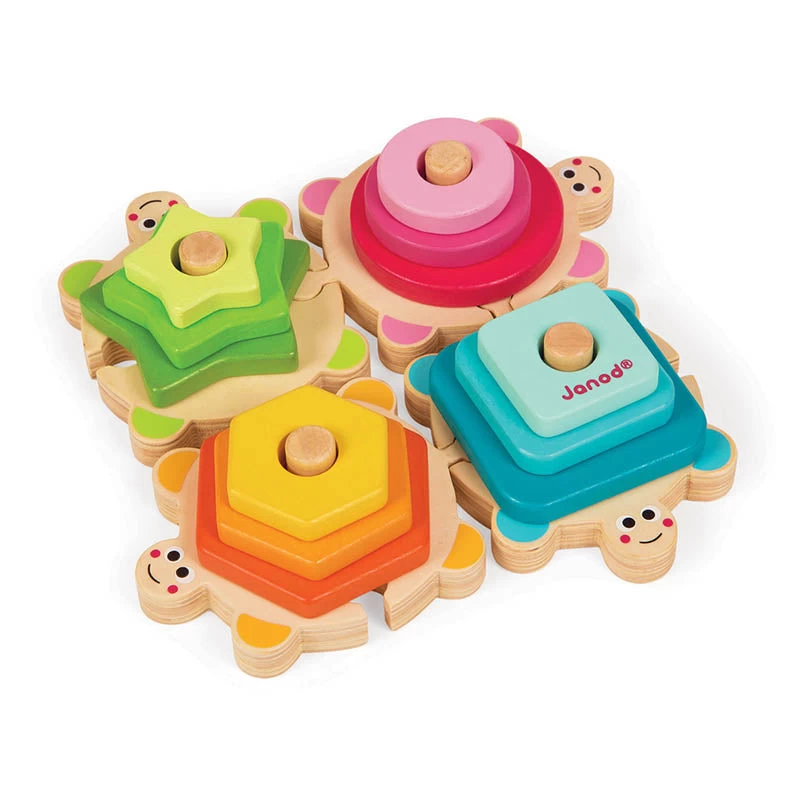 Janod Turtle Stacking Puzzle 5 Janod Turtle Stacking Puzzle - Image 3