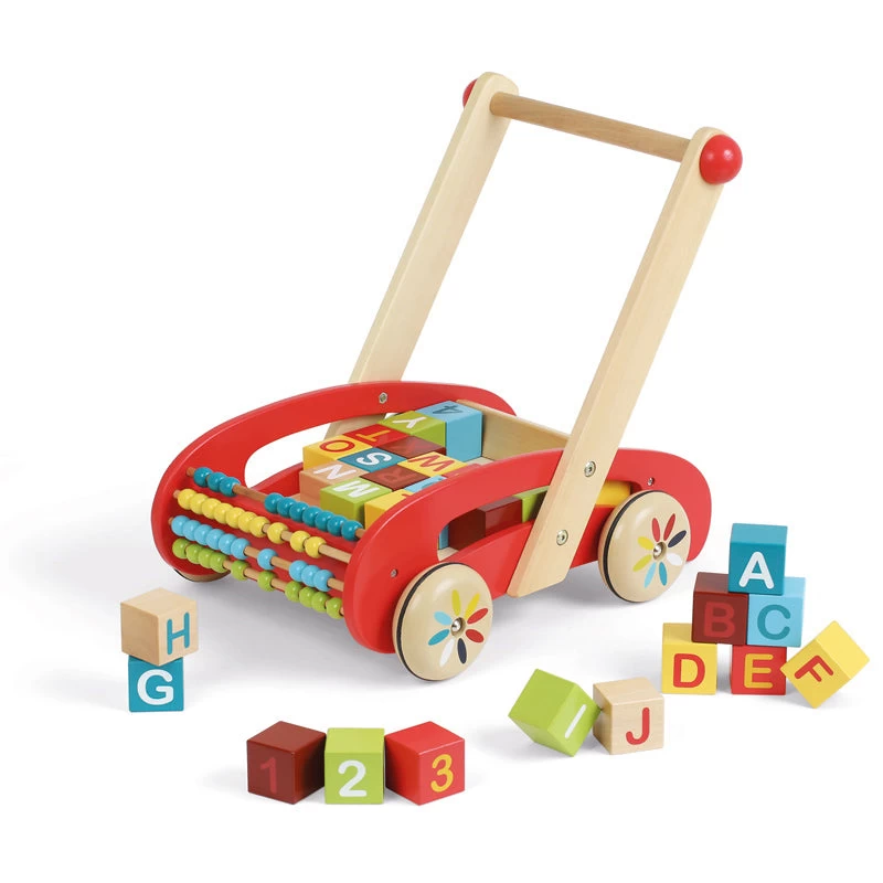 Janod ABC Buggy Walker With Blocks 3 Janod ABC Buggy Walker With Blocks