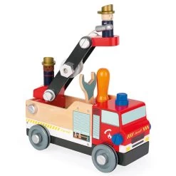 Janod Brico Kids DIY Wooden Fire Truck