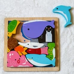 Sea Creatures Chunky Puzzle -Toy Specialty Store KC5112C 1