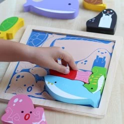 Sea Creatures Chunky Puzzle -Toy Specialty Store KC5112C 7
