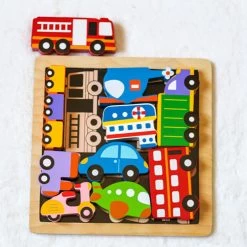 Vehicles Chunky Puzzle 13 Vehicles Chunky Puzzle -Toy Specialty Store KC5112D 1