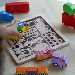 Vehicles Chunky Puzzle 12 Vehicles Chunky Puzzle -Toy Specialty Store KC5112D 12