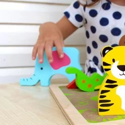 Wild Animal Chunky Puzzle -Toy Specialty Store KC5213B 9