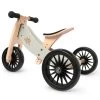 Kinderfeets Tiny Tot PLUS 2 In 1 Balance Bike & Trike - Silver Sage -Toy Specialty Store KF SilverSage TTPLUS 3wheel