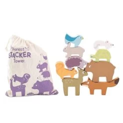 Le Toy Van Petilou Forest Stacker & Bag