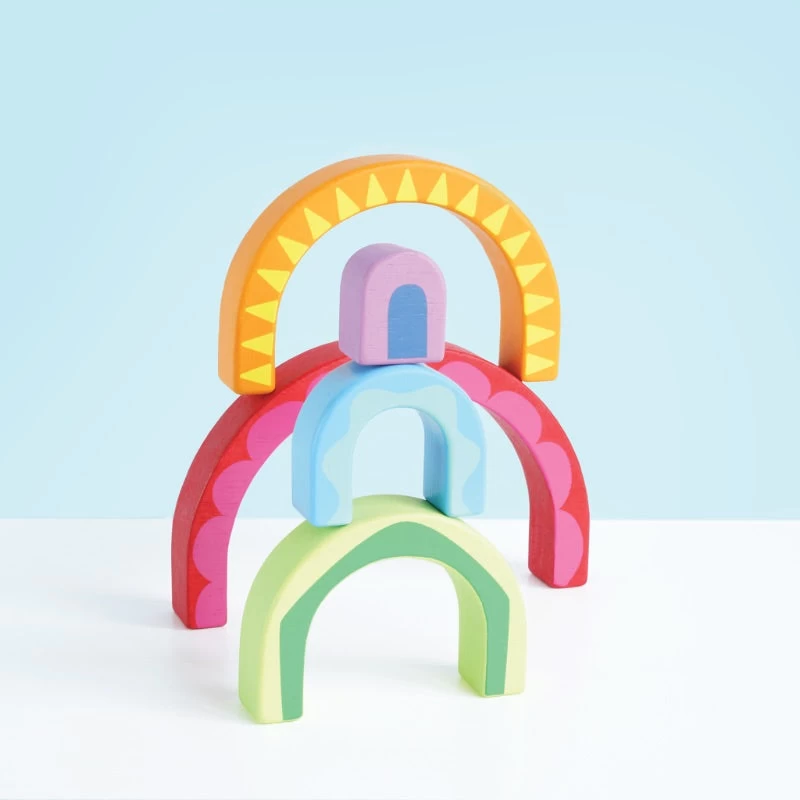 Le Toy Van Petilou Rainbow Tunnel Toy 9 Le Toy Van Petilou Rainbow Tunnel Toy - Image 7