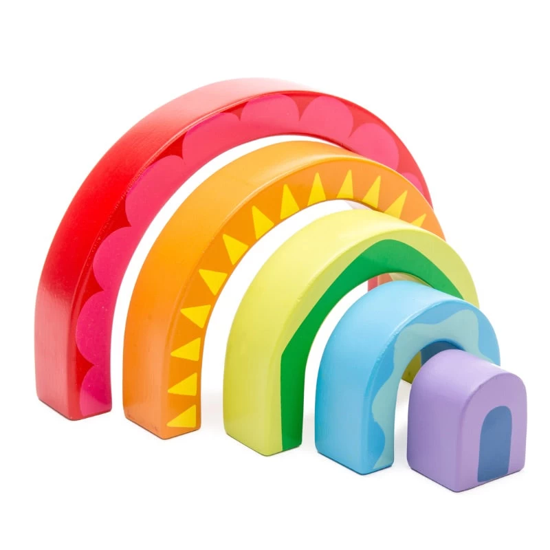 Le Toy Van Petilou Rainbow Tunnel Toy 3 Le Toy Van Petilou Rainbow Tunnel Toy