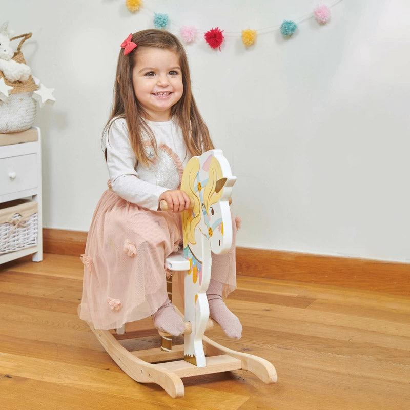 Le Toy Van Petilou Rocking Unicorn Carousel 6 Le Toy Van Petilou Rocking Unicorn Carousel - Image 4