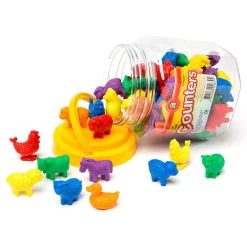 Farm Animal Counters 72pc