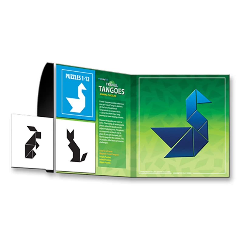Smart Games Tangoes Animals Magnetic Travel Game 4 Smart Games Tangoes Animals Magnetic Travel Game - Image 2