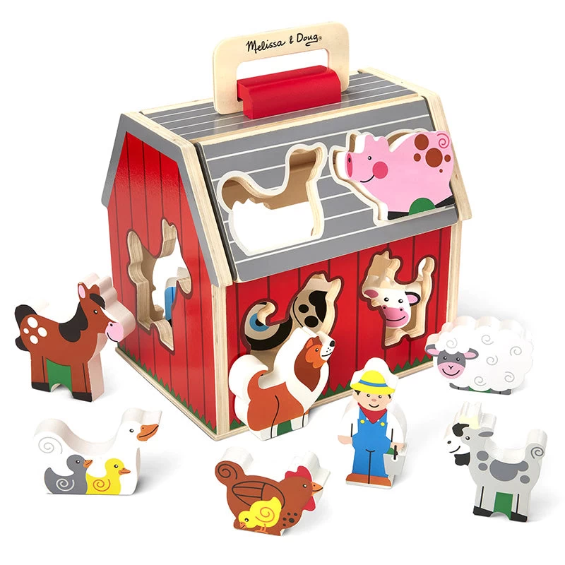 Melissa & Doug Take Along Sorting Barn 3 Melissa & Doug Take Along Sorting Barn