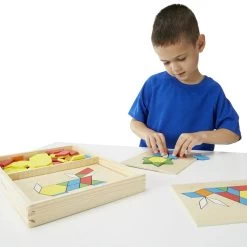 Melissa & Doug Pattern Blocks & Boards -Toy Specialty Store MND00029 3