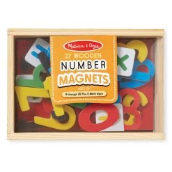 Melissa & Doug Magnetic Wooden Numbers Box Of 37 -Toy Specialty Store MND00449 2 caed4d01 b6bc 4834 8162 d1f56eed8071