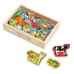 Melissa & Doug Animal Magnets In A Box 20pc Set