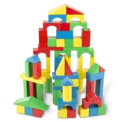 Melissa & Doug 100 Wooden Block Set