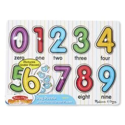 Melissa & Doug Number Peg Puzzle