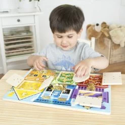 Melissa & Doug Latches Board -Toy Specialty Store MND03785 3