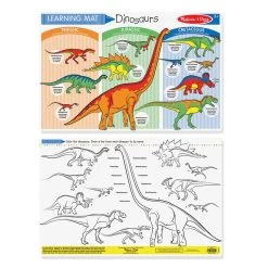 Melissa & Doug Colour-a-Mat Dinosaurs *
