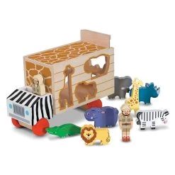 Melissa & Doug Animal Rescue Shape Sorting Truck