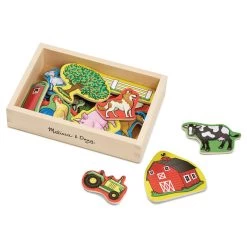 Melissa & Doug Farm Magnets In A Box 20pc Set