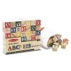Melissa & Doug ABC 123 Wooden Blocks 50pc 2 Melissa & Doug ABC 123 Wooden Blocks 50pc -Toy Specialty Store MND1900