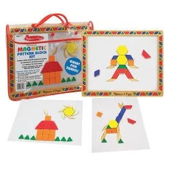 Melissa & Doug Magnetic Pattern Block Kit