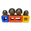 Mobilo Family Pack Dark 7pc -Toy Specialty Store MOBILO PEOPLE DARK SKIN 3