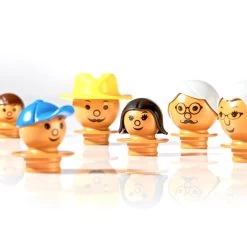 Mobilo Figures Mixed Brown 6pc -Toy Specialty Store Mixedbrown2copy