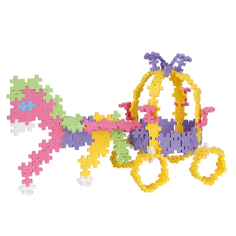 Plus-Plus Pastel 3 In 1 - Fairy Tale Building Set 220pc 4 Plus-Plus Pastel 3 In 1 - Fairy Tale Building Set 220pc - Image 2