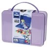 Plus-Plus Building Set In Lavender Metal Case 600pc -Toy Specialty Store PP7003 1