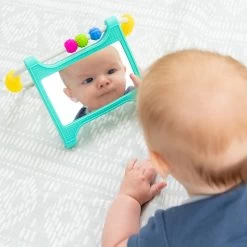 Peeka Baby Sensory Mirror 10 Peeka Baby Sensory Mirror -Toy Specialty Store PeekaTummyTime2