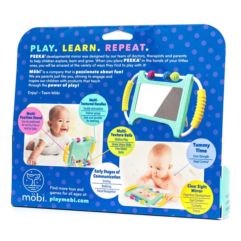 Peeka Baby Sensory Mirror 4 Peeka Baby Sensory Mirror - Image 2