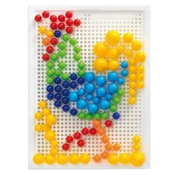 Quercetti Fanta Colour Small Portable Peg Board -Toy Specialty Store QI 0920FCPortableSmall2