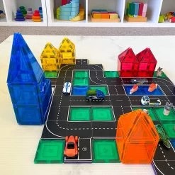 Magnetic Tile Topper Road Pack 40pc -Toy Specialty Store RoadTopper playroomstories 2