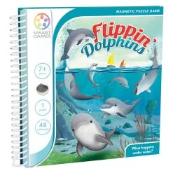 Smart Games Flippin Dolphins Magnetic Travel Game
