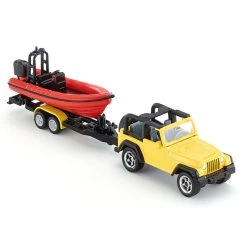 Siku Jeep With Boat -Toy Specialty Store SI1658 3