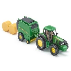 Siku John Deere With Round Baler -Toy Specialty Store SI1665 3