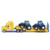Siku Truck With 2 New Holland Tractors - 1:87 Scale