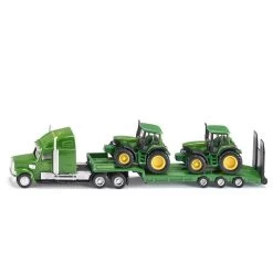 Siku Low Loader With John Deere Tractors - 1:87 Scale