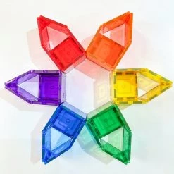 Magnetic Tiles Small Square Pack 36pc -Toy Specialty Store SmallSquare 2Flower