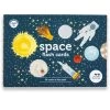Space Flash Cards -Toy Specialty Store SpaceFlashCardsPackagingFront White