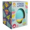 Tiger Tribe Stack & Pour Bath Egg -Toy Specialty Store StackandPourBathEgg Angle HR 61520