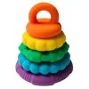 Rainbow Stacker & Teether 1 Rainbow Stacker & Teether -Toy Specialty Store Stacker Bright